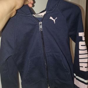 Blue Puma Zipup for girls